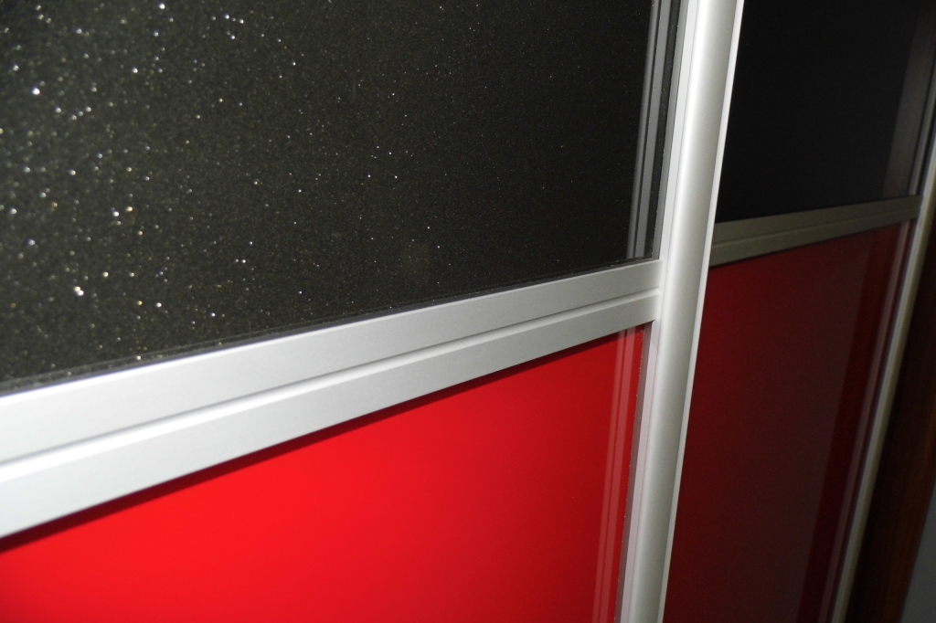 obramowanie aluminiowe indeco szpros łącznik na drzwiach, kolor anoda naturalna